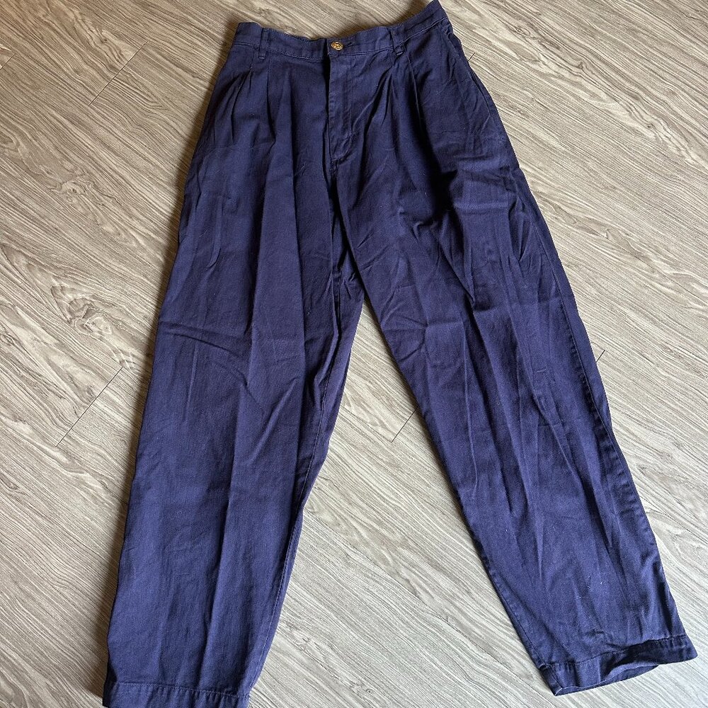 Big Bud Trousers Navy Size M